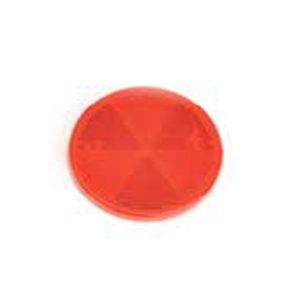 Round Self Adhesive Red Reflector