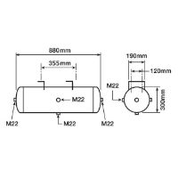 Air Tank 60L Gigant