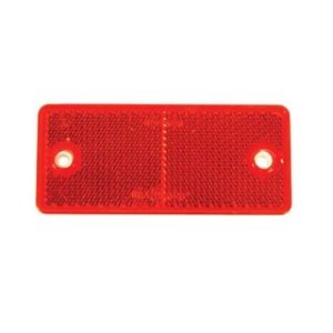 Oblong Red Reflector (Screw On)