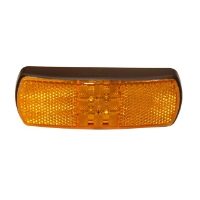 LED Amber Side Marker with Bracket (Flush) - Superseal Con