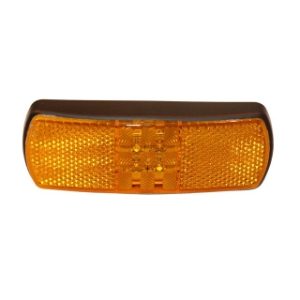 LED Amber Side Marker with Bracket (Flush) - Superseal Con