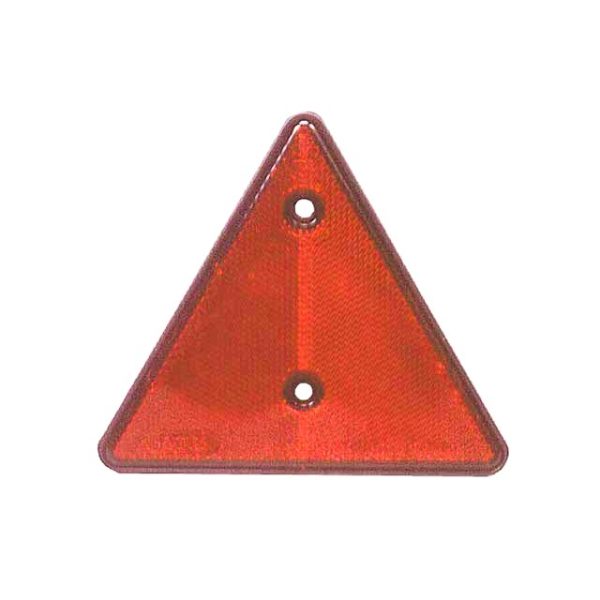 Red Triangular Reflector