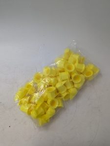 30mm L/R Nut Dustite Yellow - Box of 50